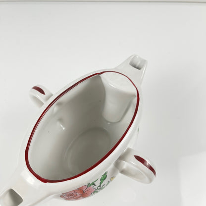 Rare Saucière double bec verseur Modèle Réverbère par KG Lunéville