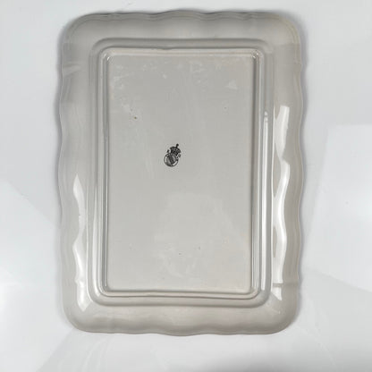 Plat rectangulaire Modèle Réverbère par KG Lunéville