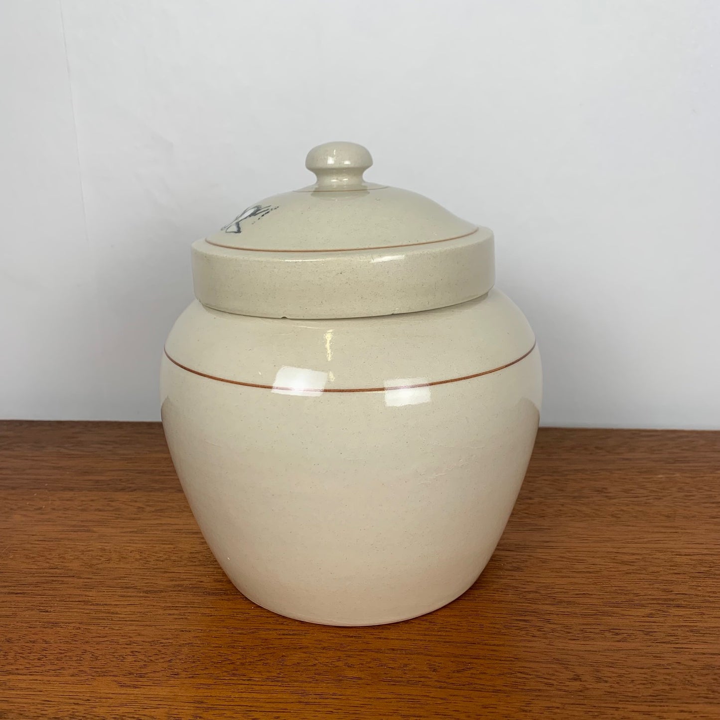 Pot à gingembre japonais peint à la main, 1970