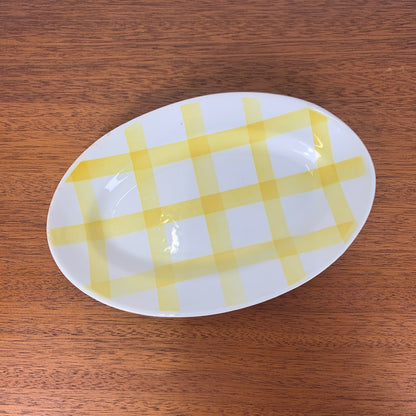 Petit Ramequin Moulins des loups, orchies modèle nappe jaune, 1950