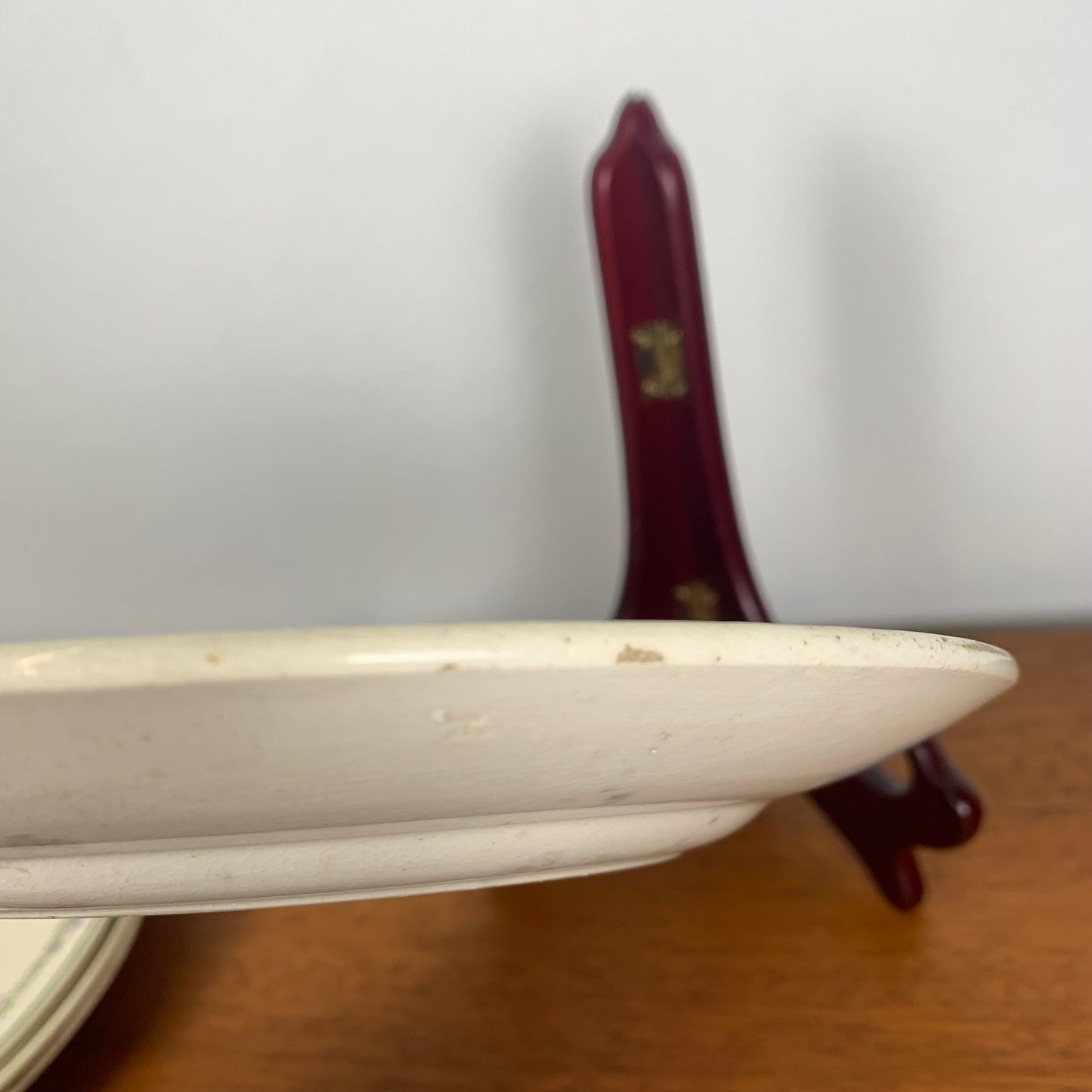 Set of 4 Longwy plates, Loridan model, early 20th century.