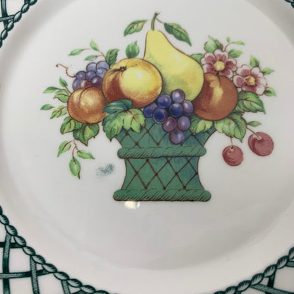 Set of 4 Villeroy &amp; Boch bread plates, "Basket" model