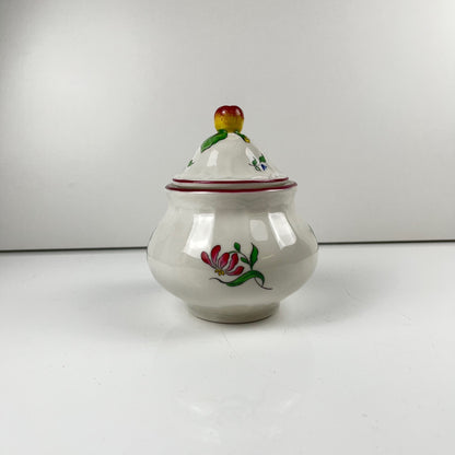 Sugar bowl, "Reverbere" model, by KG Lunéville