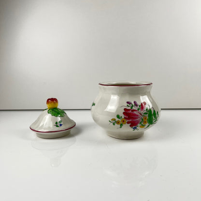 Sugar bowl, "Reverbere" model, by KG Lunéville