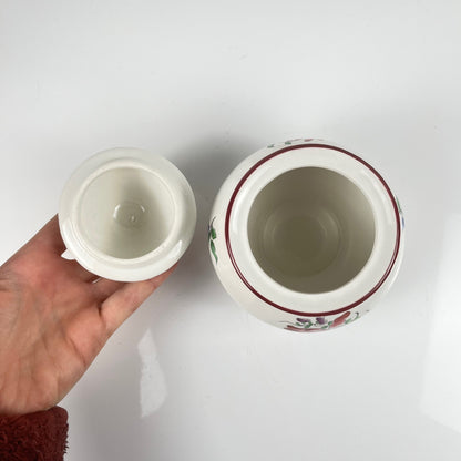 Sugar bowl, "Reverbere" model, by KG Lunéville