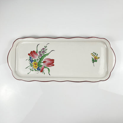 Plat à cake Modèle Réverbère par KG Lunéville