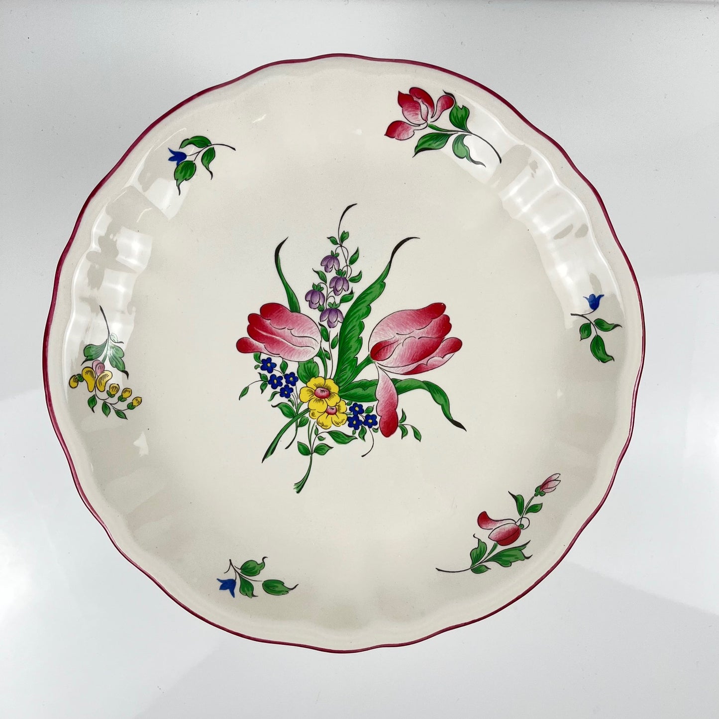 Compote dish, "Réverbère" model, by KG Lunéville