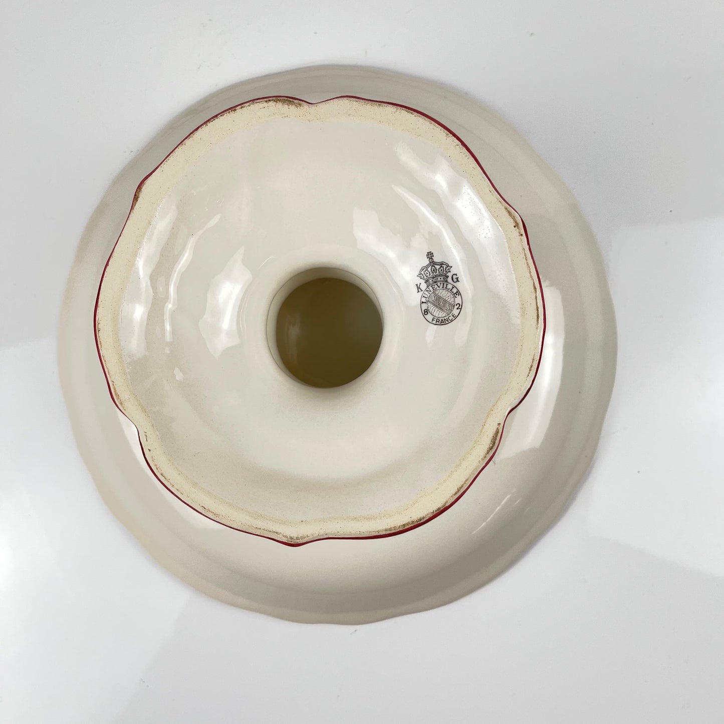 Compote dish, "Réverbère" model, by KG Lunéville