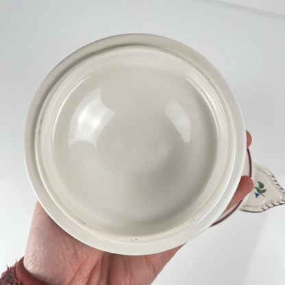 Bowl with handle, "Réverbère" model by KG Lunéville