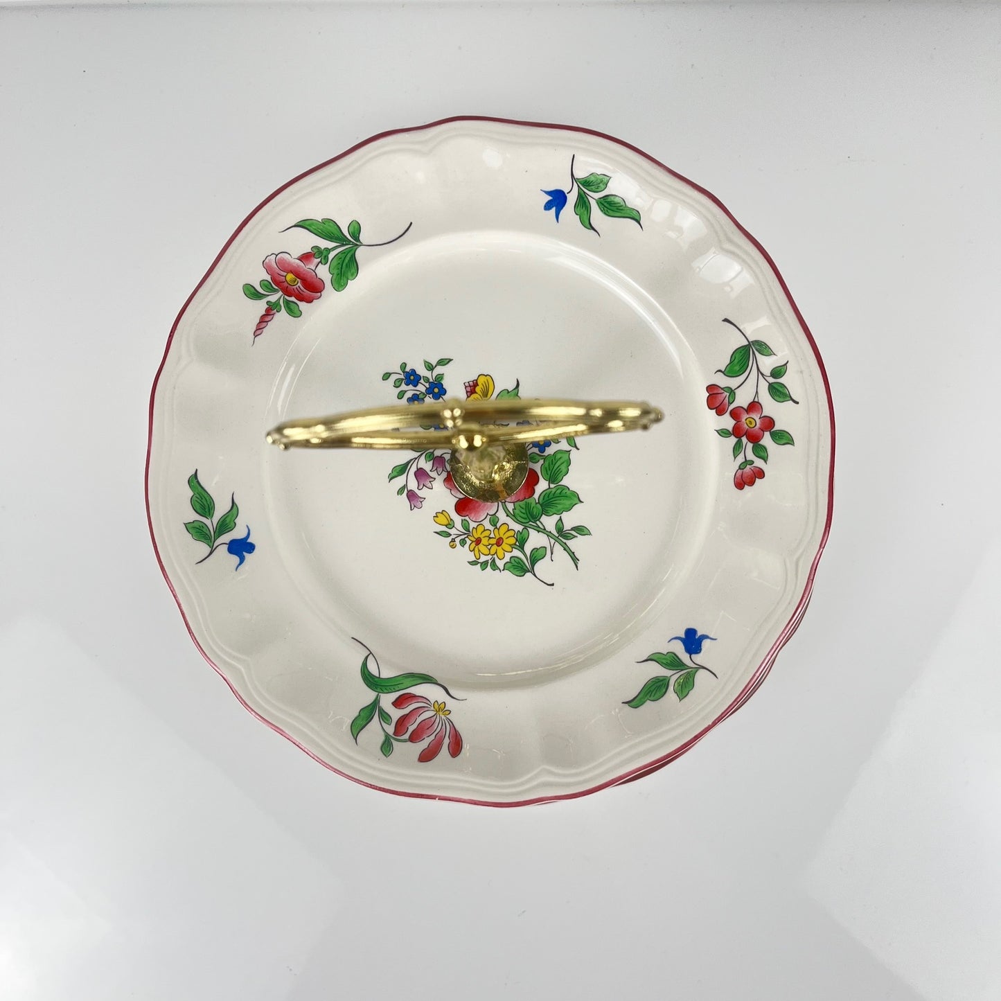 Serviteur à 2 étages Modèle Réverbère par KG Lunéville