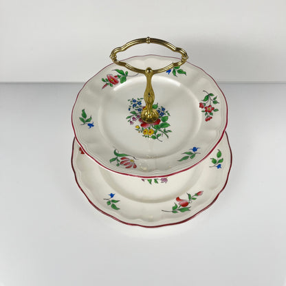 Serviteur à 2 étages Modèle Réverbère par KG Lunéville