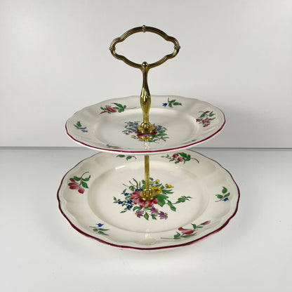 Serviteur à 2 étages Modèle Réverbère par KG Lunéville