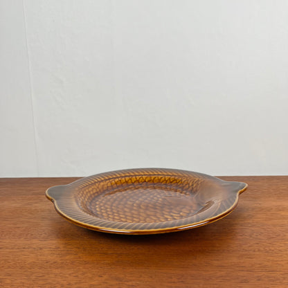 Fish dinner plate by Sarreguemines, 1960/70