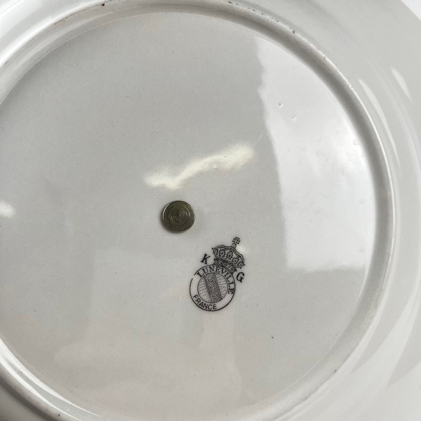 Serviteur à 2 étages Modèle Réverbère par KG Lunéville