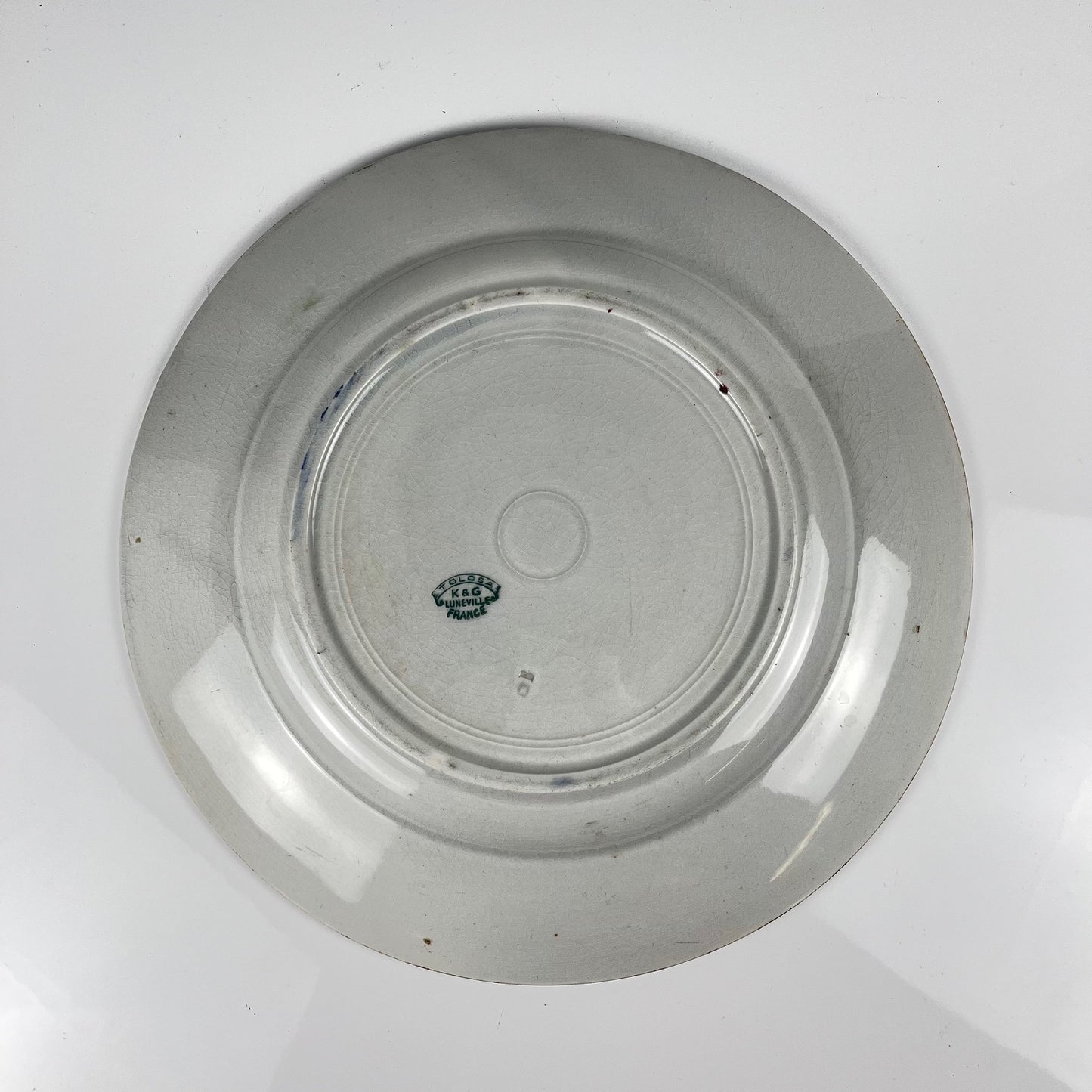 Round platter KG Lunéville "Tolosa", 1910/1920