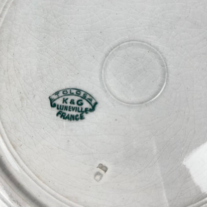 Round platter KG Lunéville "Tolosa", 1910/1920