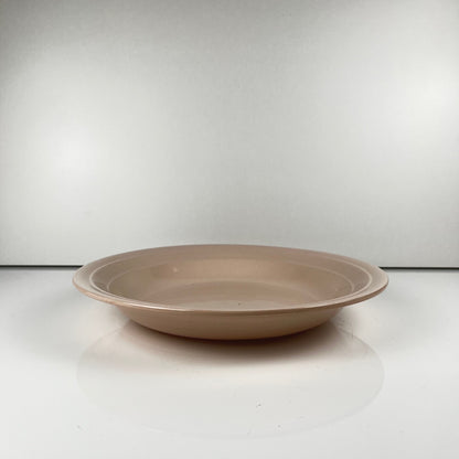 Pale pink round, shallow dish, St Amand, ceranor, 1940
