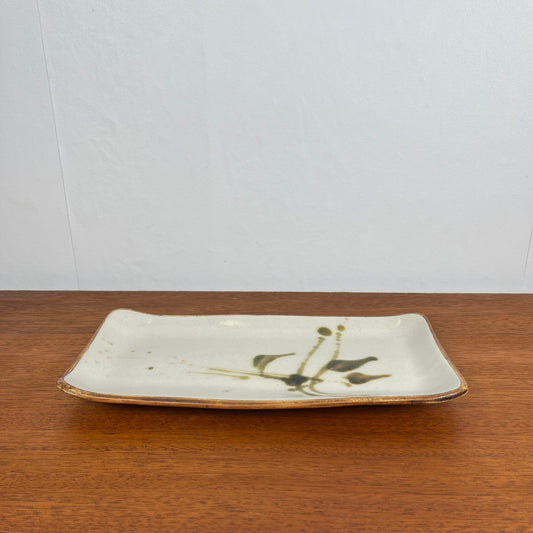 Plat rectangulaire "La Colombe", 1950/60