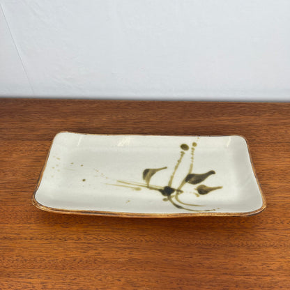 Plat rectangulaire "La Colombe", 1950/60