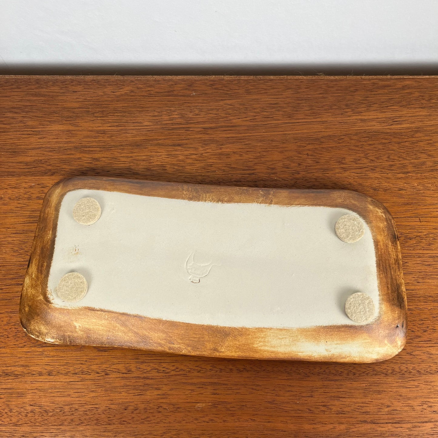Plat rectangulaire "La Colombe", 1950/60