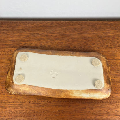 Plat rectangulaire "La Colombe", 1950/60