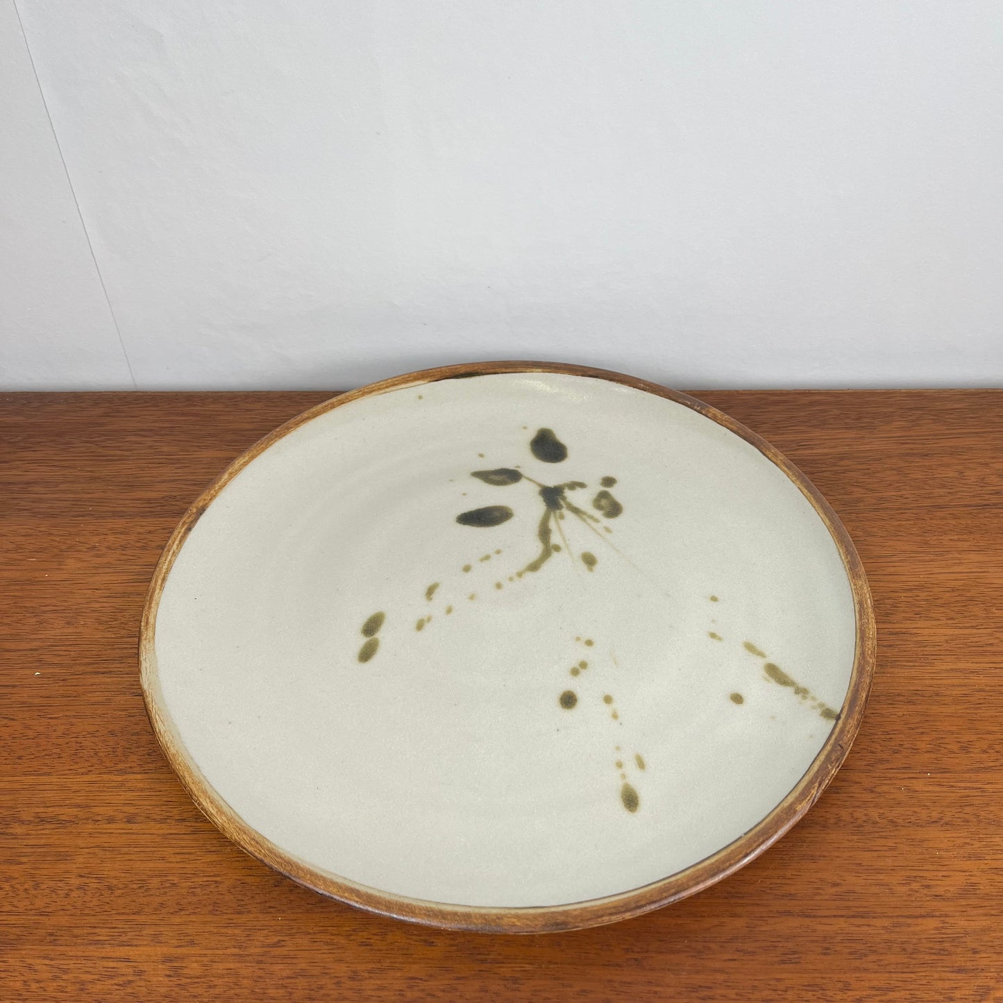 Plat rond / Plat à gateau   "La Colombe", 1950/60