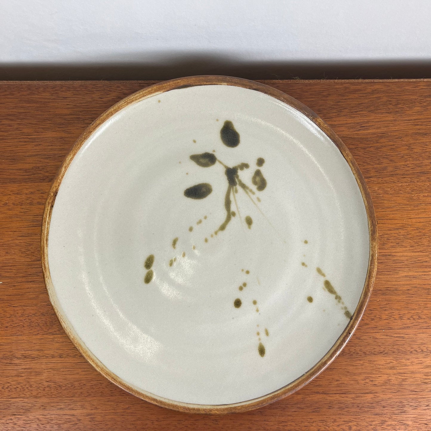 Plat rond / Plat à gateau   "La Colombe", 1950/60