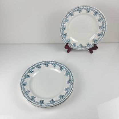 Set de 4 assiettes plates St amand , vers 1930