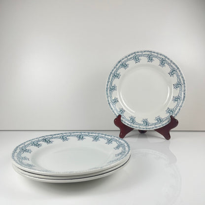 Set de 4 assiettes plates St amand , vers 1930