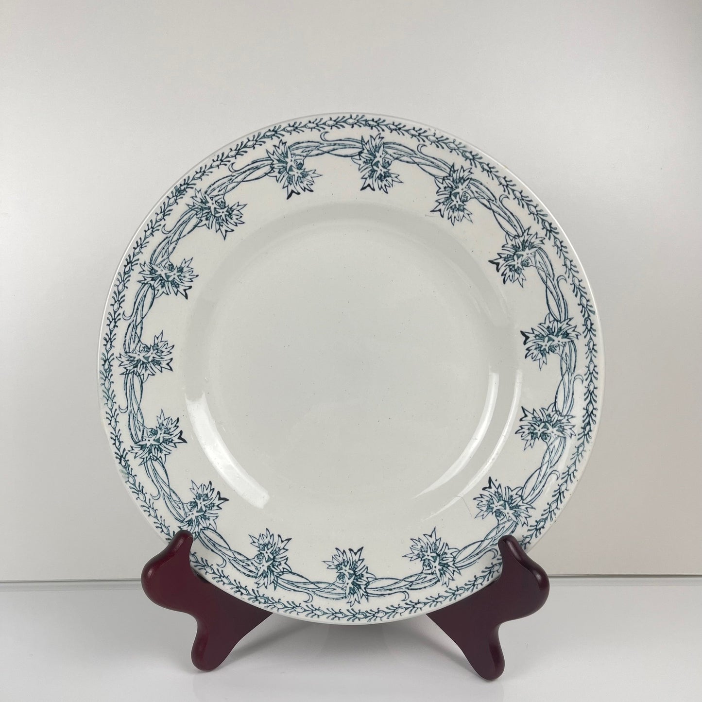 Set de 4 assiettes plates St amand , vers 1930