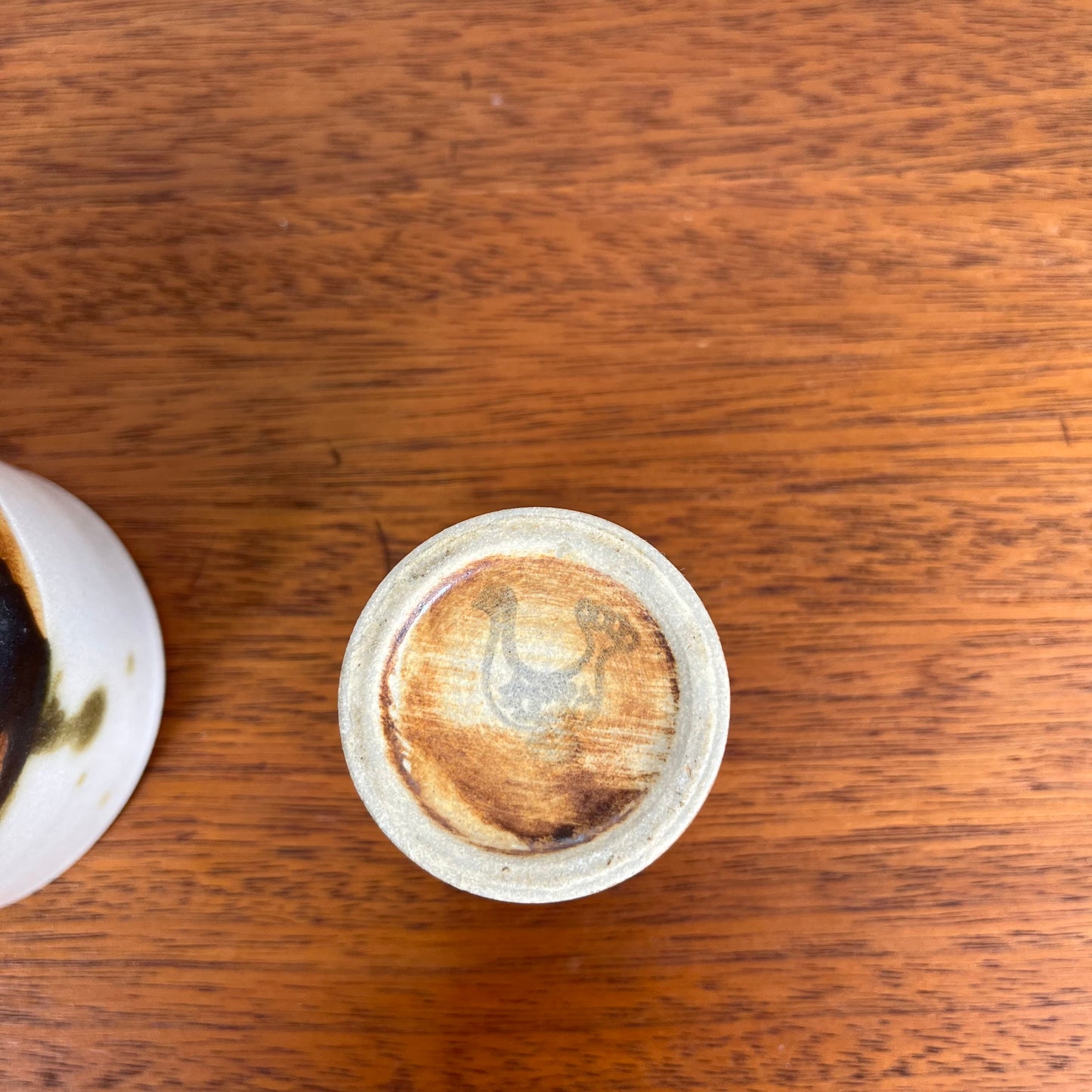 Set of 3 "La Colombe" containers, 1950/60