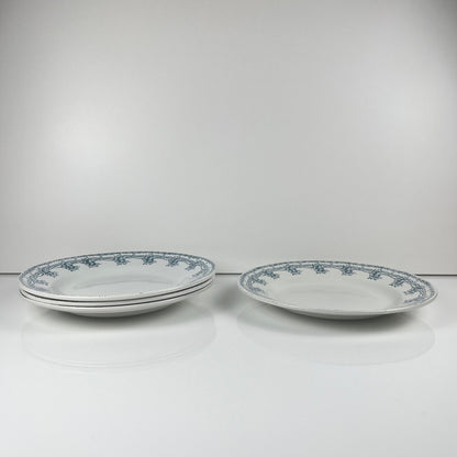 Set de 4 assiettes plates St amand , vers 1930