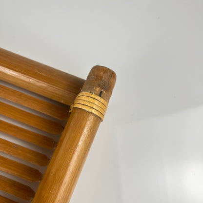 Plateau en bambou avec poignée, 1960/70