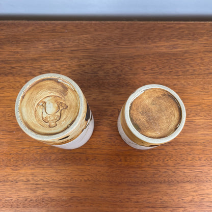 Set of 2 vases / pencil holders "La Colombe", 1950/60