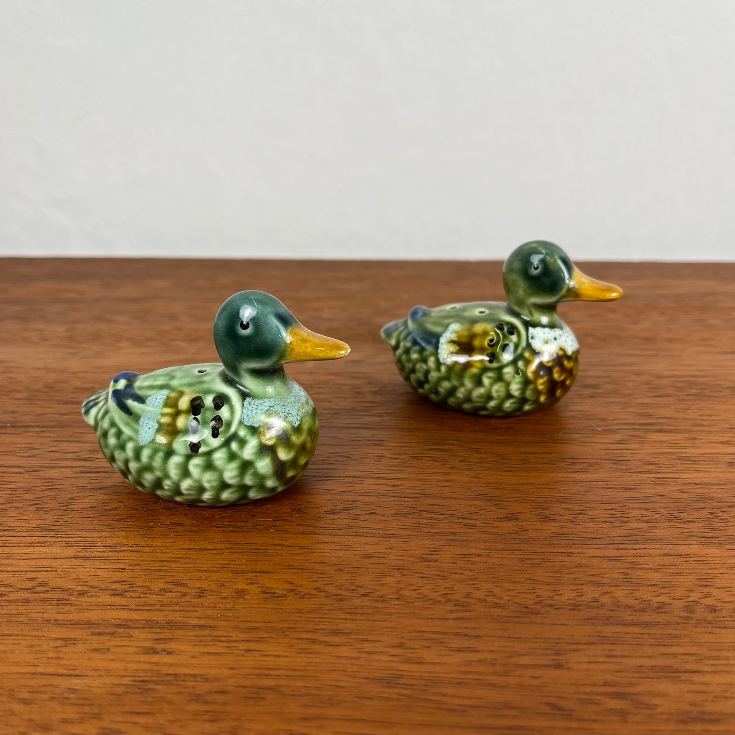 Salière & poivrière canard en céramique
