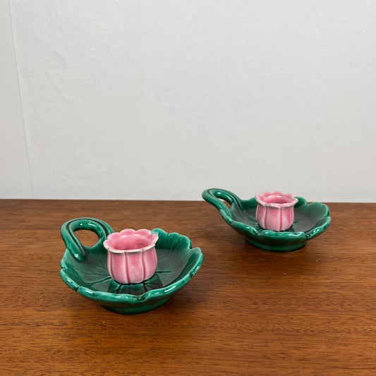 Duo de bougeoir Barbotine