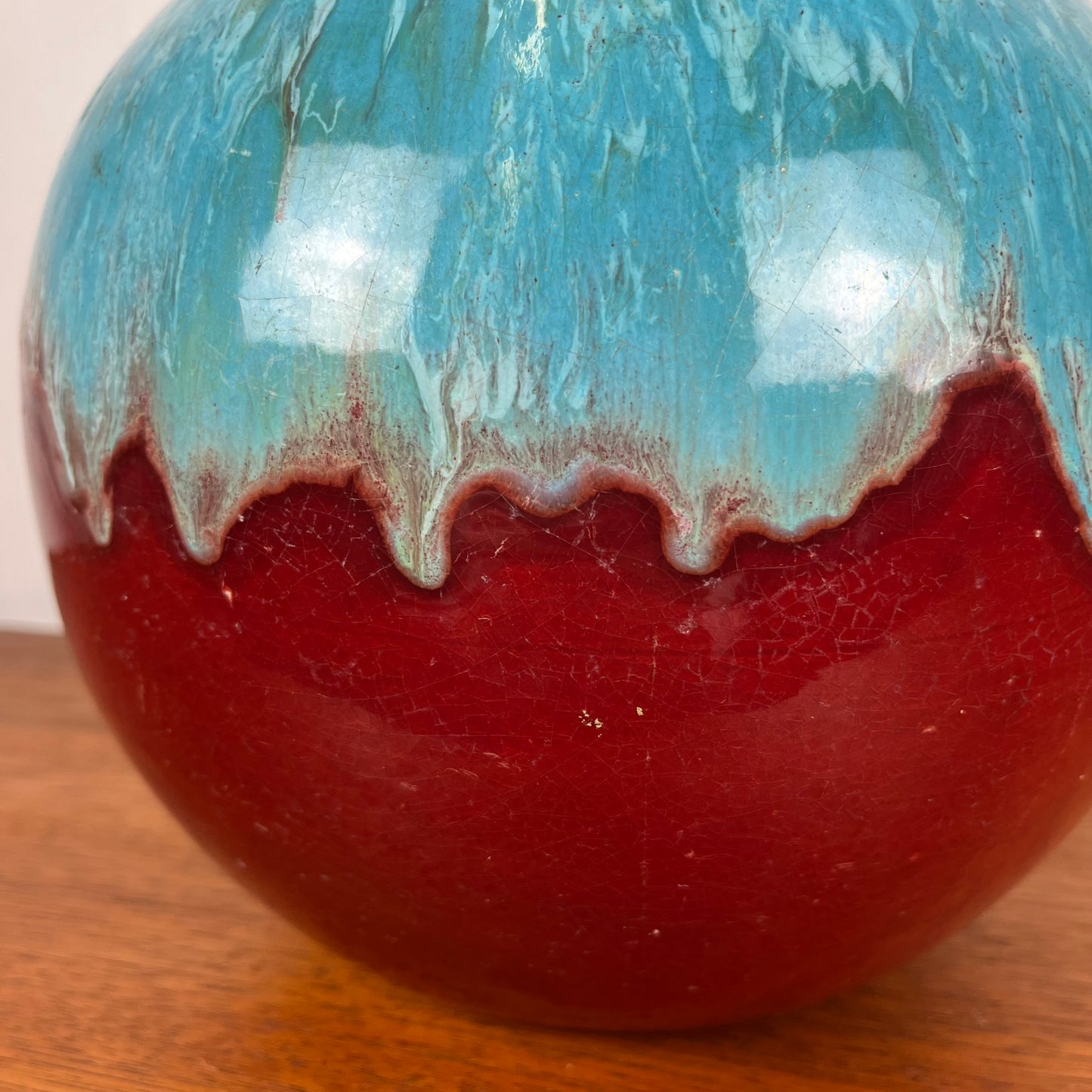 Ceramic ball vase by CAB 1976