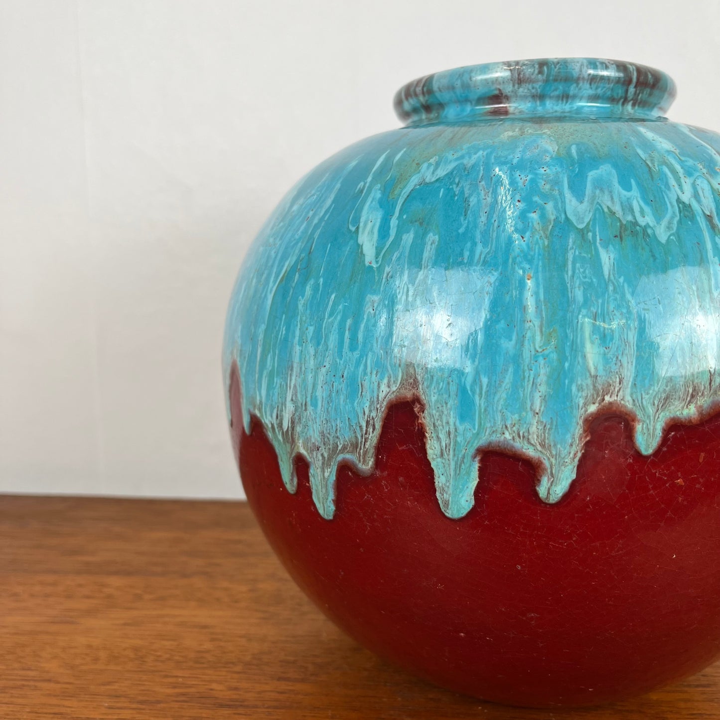 Ceramic ball vase by CAB 1976
