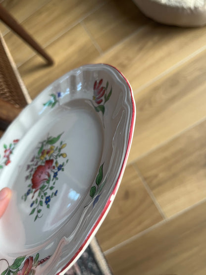 Set de 6 assiettes à dessert KG Lunéville – modèle Réverbère