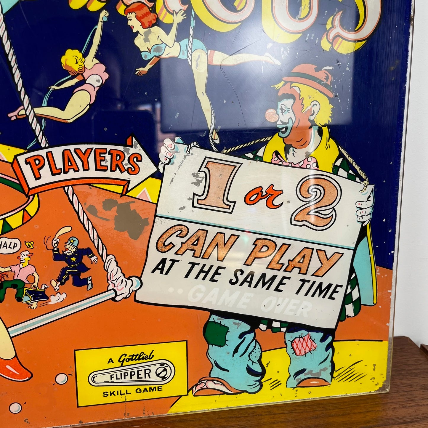 Plaque de flipper Gottlieb – “Flying Circus” – Années 60