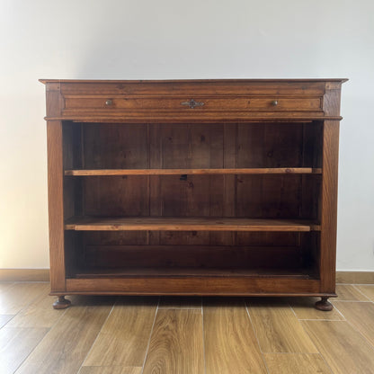 Buffet / vaisselier ouvert en chêne style campagne , 1930/50