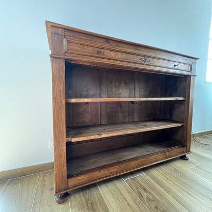 Buffet / vaisselier ouvert en chêne style campagne , 1930/50