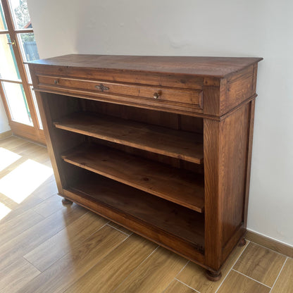 Buffet / vaisselier ouvert en chêne style campagne , 1930/50