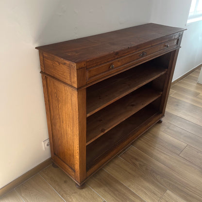 Buffet / vaisselier ouvert en chêne style campagne , 1930/50