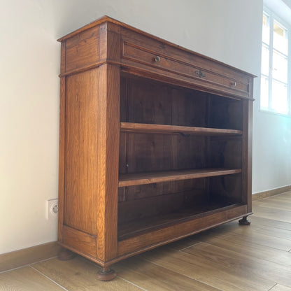 Buffet / vaisselier ouvert en chêne style campagne , 1930/50