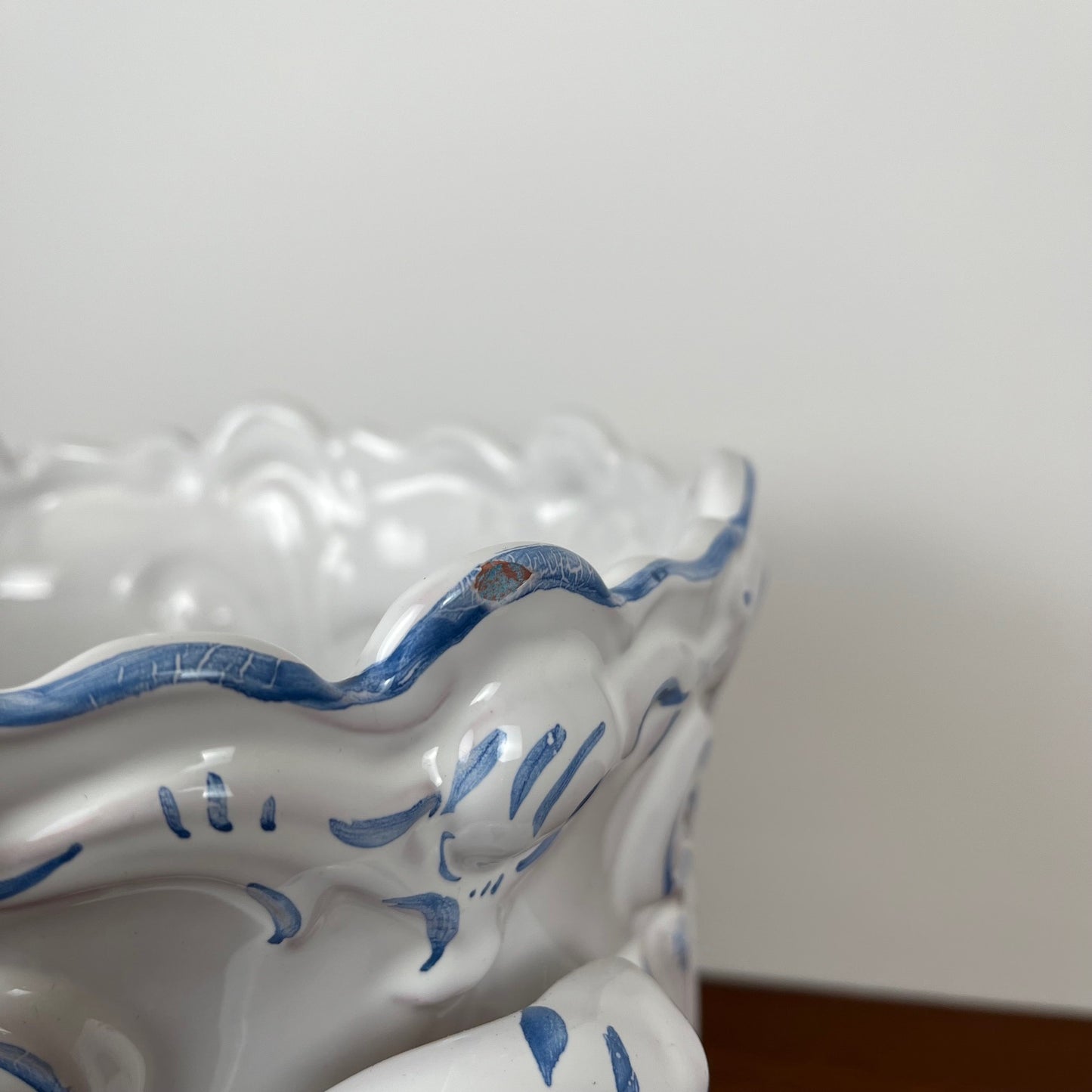 Moustier Dallier flowerpot, 1950/70
