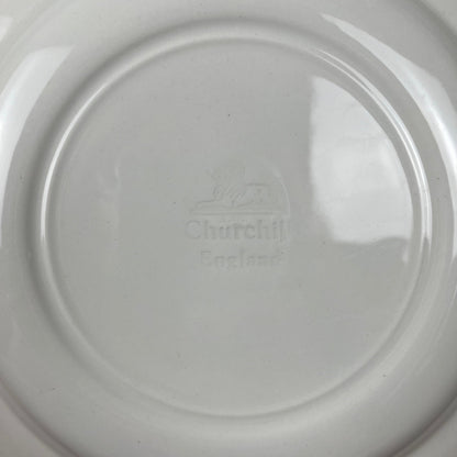 Set de 6 assiettes à dessert Churchill England ,motif fleur, 1970
