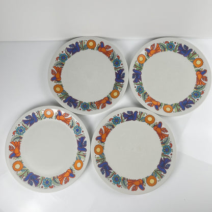 Set de 4 assiettes plates Villeroy & Boch "Acapulco" , 1960, 2nd choix