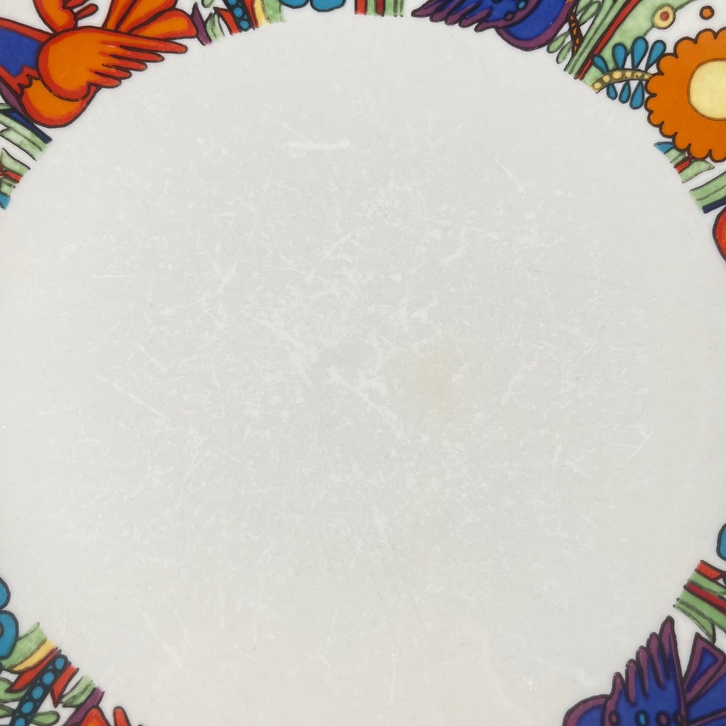 Set de 4 assiettes plates Villeroy & Boch "Acapulco" , 1960, 2nd choix