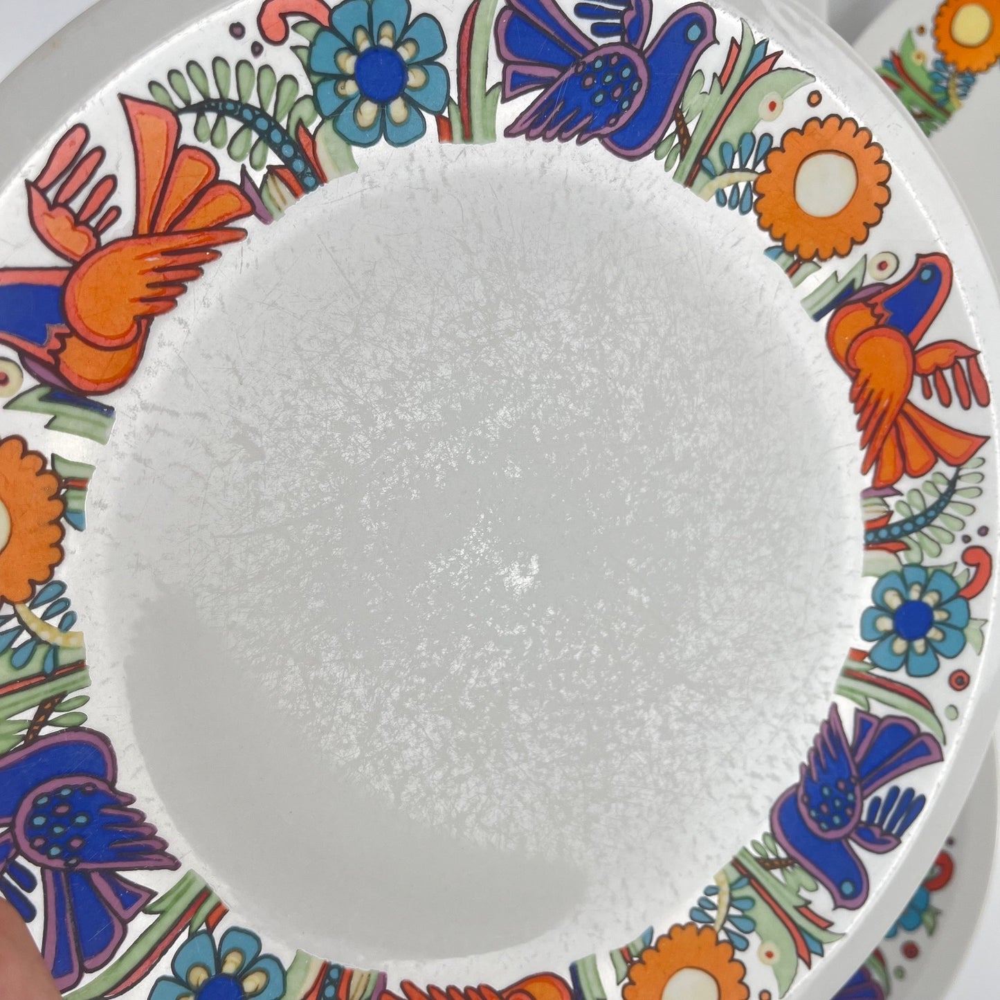 Set de 4 assiettes plates Villeroy & Boch "Acapulco" , 1960, 2nd choix